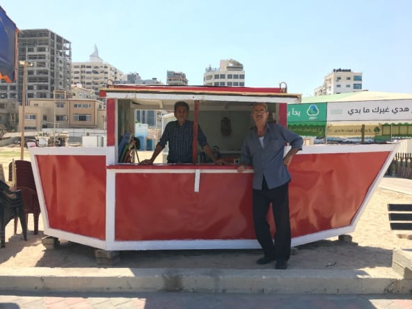 Hafez, Gaza micro business beneficiary